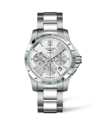 Longines Conquest Chronograph Automatic 41mm Silver