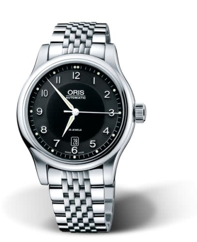 Oris Classic Date 42 Stainless Steel / Black / Bracelet