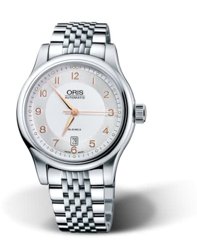 Oris Classic Date 42 Stainless Steel / Silver / Bracelet