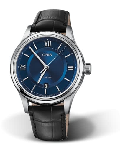 Oris Classic Date 42 Stainless Steel / Blue