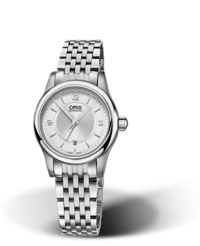 Oris Classic Date Lady 28.5 Stainless Steel / Silver / Bracelet