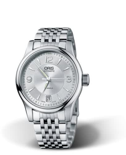 Oris Classic Date 37 Stainless Steel / Silver / Bracelet