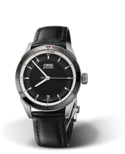 Oris Artix GT Date Stainless Steel - Ceramic / Black