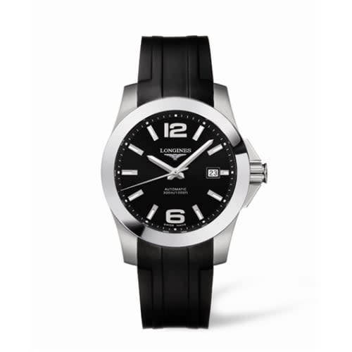 Longines Conquest Automatic 41mm Black Rubber