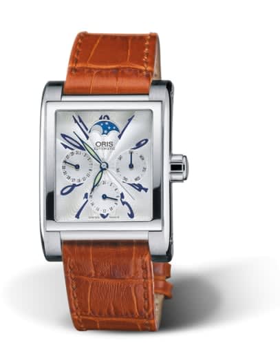 Oris Rectangular Complication Stainless Steel / Silver - Arabic