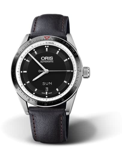 Oris Artix GT Day Date Stainless Steel - Ceramic / Black