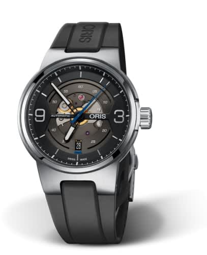 Oris Williams Engine Date 42 Stainless Steel / Rubber