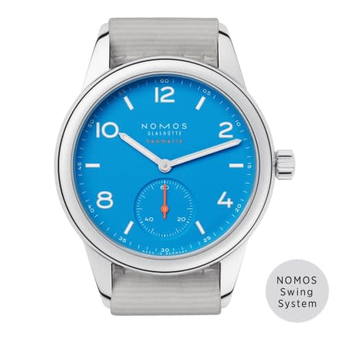 Nomos Glashütte Club Neomatik 37 Siren Blue