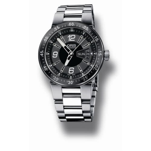 Oris WilliamsF1 Team Day Date 42 Stainless Steel / Black / Bracelet