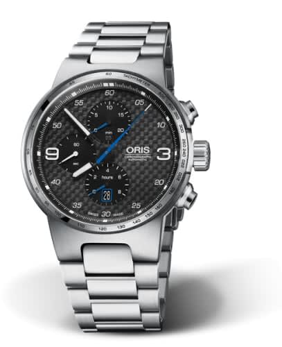Oris Williams Chronograph Stainless Steel / Carbon / Bracelet