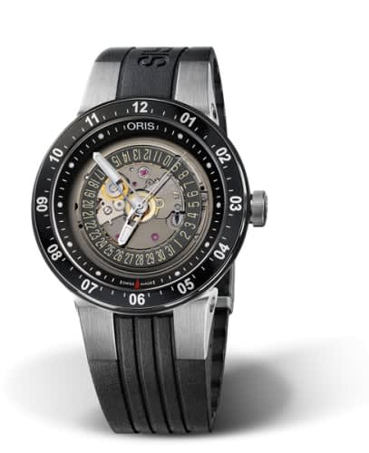 Oris WilliamsF1 Team Skeleton Engine Date 42 Stainless Steel / Rubber