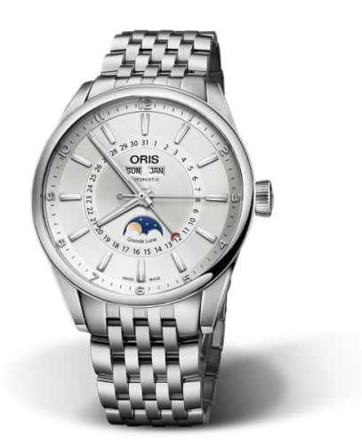 Oris Artix Complication Stainless Steel / Silver / Bracelet