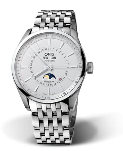 Oris Artix Complication Stainless Steel / Silver / Bracelet