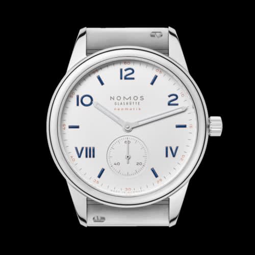 Nomos Glashütte Club Campus Neomatik 39 White / Bracelet / See-Through