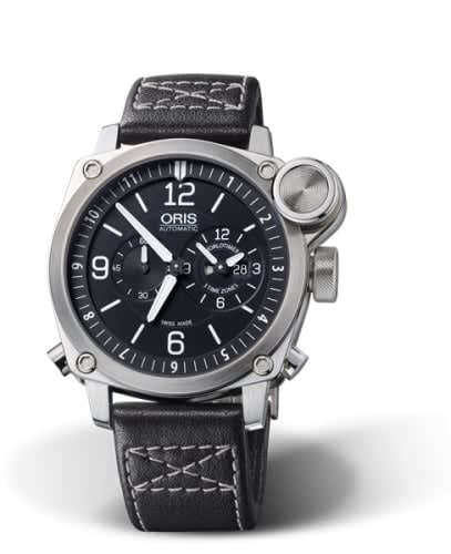 Oris BC4 Flight Timer Stainless Steel / Black