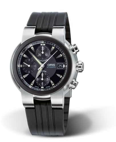 Oris TT1 Chronograph Stainless Steel - Rubber / Black / Rubber