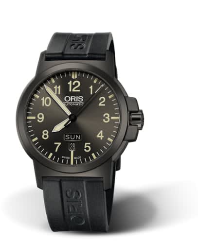 Oris BC3 Advanced Day Date DLC / Grey / Rubber