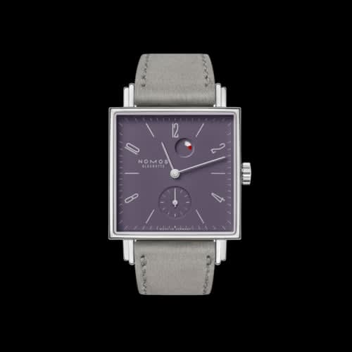 Nomos Glashütte Tetra plum See-Through