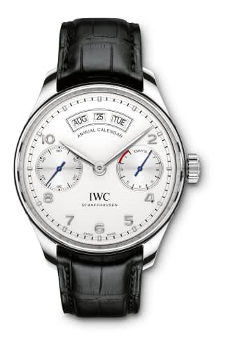 IWC Schaffhausen Portugieser Annual Calendar Stainless Steel / Silver