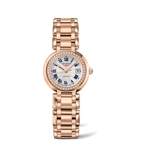 Longines PrimaLuna Automatic 26.5 Pink Gold Diamond