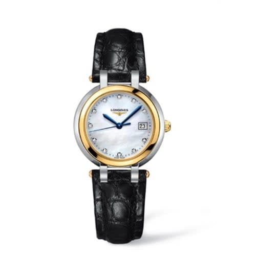 Longines PrimaLuna Quartz 30 Stainless Steel / Yellow Gold / MOP