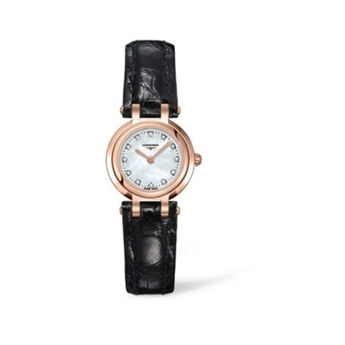Longines PrimaLuna Quartz 23 Pink Gold Leather MOP