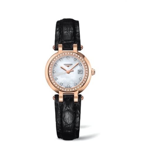 Longines PrimaLuna Quartz 26.5 Pink Gold / Diamond / MOP