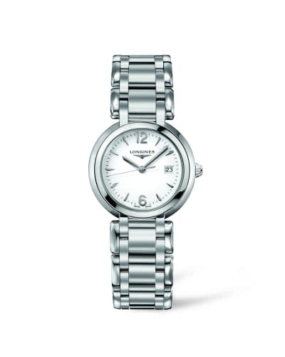 Longines PrimaLuna Quartz 30 Stainless Steel / White / Bracelet