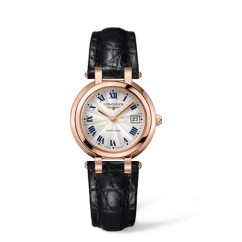 Longines PrimaLuna Automatic 30 Pink Gold Leather
