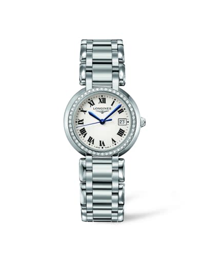 Longines PrimaLuna Quartz 30 Stainless Steel / Diamond / Silver - Roman / Bracelet