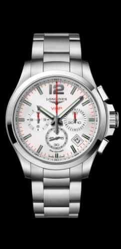 Longines Conquest V.H.P. Chronograph 42 Stainless Steel / Silver / Bracelet