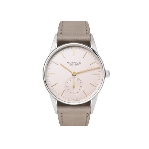 Nomos Glashütte Orion 33 Rose / Open Case Back