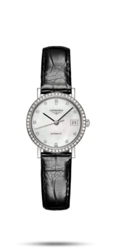 Longines Elegant Collection 25.5 Automatic Stainless Steel / Diamond / MOP / Strap