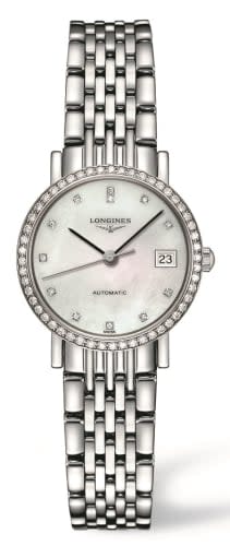 Longines Elegant Collection 25.5 Automatic Stainless Steel / Diamond / MOP / Bracelet