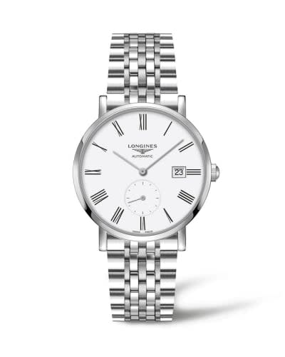 Longines Elegant Collection Small Second 39 Stainless Steel / White - Roman / Bracelet