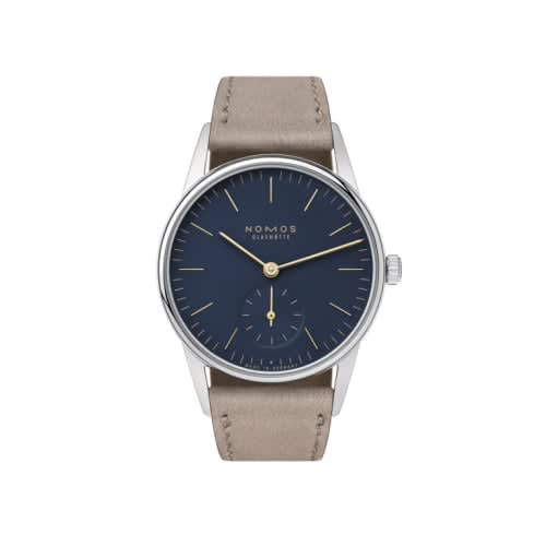 Nomos Glashütte Orion 33 Midnight Blue / Open Case Back