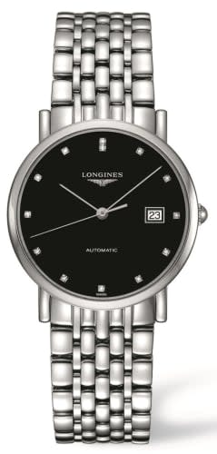 Longines Elegant Collection 34.5 Automatic Stainless Steel / Black / Bracelet