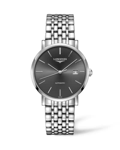 Longines Elegant Collection Automatic 39 Stainless Steel / Grey / Bracelet
