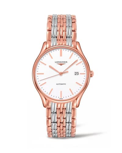 Longines Lyre 38.5 Automatic PVD Red / White / Bracelet