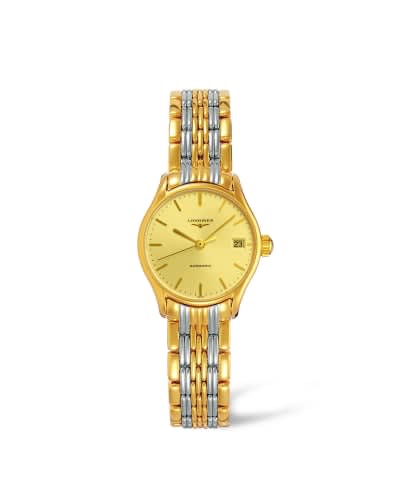 Longines Lyre 25 Automatic PVD Gold / Champagne / Bracelet