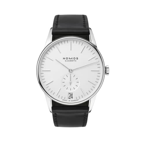 Nomos Glashütte Orion 38 Date White / Open Case Back