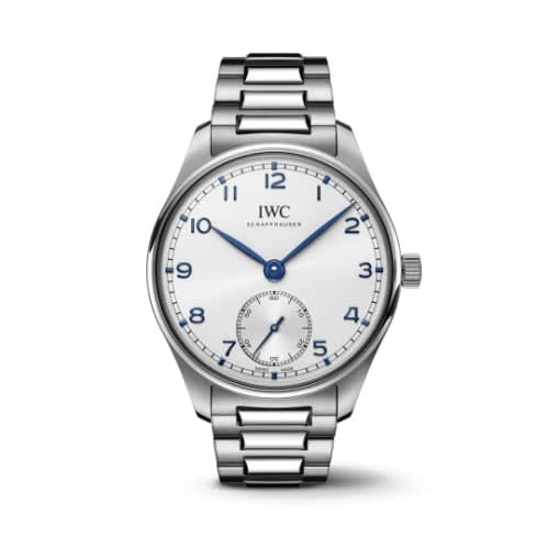 IWC Schaffhausen Portugieser Automatic 40 Stainless Steel / Silver - Blue / Bracelet