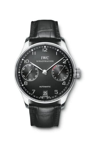IWC Schaffhausen Portuguese Automatic Stainless Steel / Black