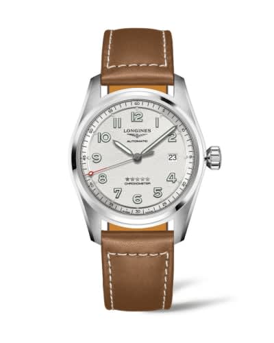 Longines Spirit Automatic 40 Silver / Strap