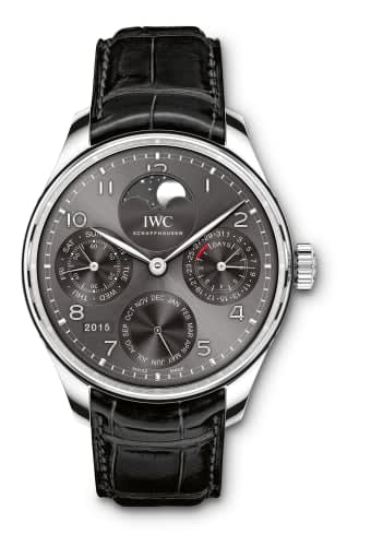IWC Schaffhausen Portugieser Perpetual Calendar Single Moon White Gold / Ardoise