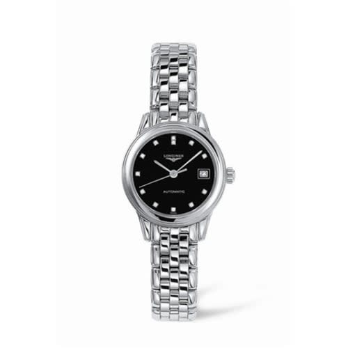 Longines Flagship 26 Automatic Stainless Steel Black Diamond