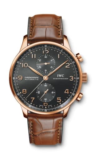IWC Schaffhausen Portuguese Chrono-Automatic Rose Gold / Black