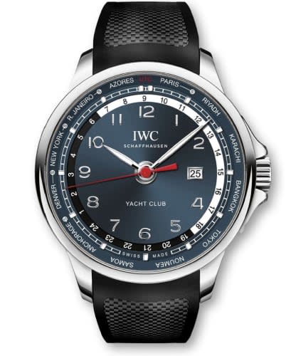 IWC Schaffhausen Portugieser Yacht Club Worldtimer Stainless Steel / Solaris