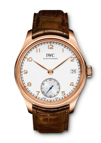 IWC Schaffhausen Portuguese Hand-Wound Eight Days Red Gold