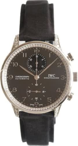 IWC Schaffhausen Portuguese Chrono-Automatic White Gold / Black / Diamond
